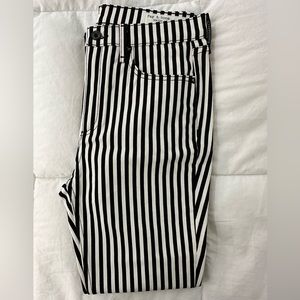 Rag & bone High Rise Ankle Skinny Stripes Jeans